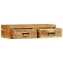 Mueble de TV de pared madera maciza de acacia 80x30x19 cm by , CD and DVD storage - Ref: Foro24-4017463, Price: 91,13 €, Disc...