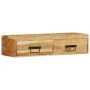 Mueble de TV de pared madera maciza de acacia 80x30x19 cm by , CD and DVD storage - Ref: Foro24-4017463, Price: 91,13 €, Disc...