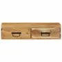 Mueble de TV de pared madera maciza de acacia 80x30x19 cm by , CD and DVD storage - Ref: Foro24-4017463, Price: 91,13 €, Disc...