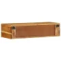 Mueble de TV de pared madera maciza de acacia 80x30x19 cm by , CD and DVD storage - Ref: Foro24-4017463, Price: 91,13 €, Disc...