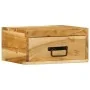 Mesita de noche de pared madera maciza de acacia de , Mesitas de noche - Ref: Foro24-4017454, Precio: 68,87 €, Descuento: %