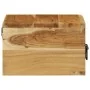 Mesita de noche de pared madera maciza de acacia de , Mesitas de noche - Ref: Foro24-4017454, Precio: 68,87 €, Descuento: %