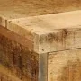 Mueble de TV de pared madera maciza de mango rugosa 80x30x19 cm by , CD and DVD storage - Ref: Foro24-4017461, Price: 105,48 ...