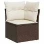 Set de sofás de jardín 9 pzas y cojines ratán sintético marrón by , Garden sets - Ref: Foro24-3326664, Price: 746,49 €, Disco...