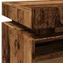 Mesita de noche con luces LED madera envejecida 40x39x48,5 cm by , Nightstands - Ref: Foro24-857658, Price: 69,84 €, Discount: %