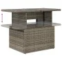 Set sofás jardín y cojines 6 pzas ratán sintético acacia gris by , Garden sets - Ref: Foro24-3326162, Price: 497,76 €, Discou...
