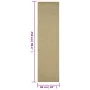 Alfombra de sisal natural verde 66x250 cm de , Alfombras - Ref: Foro24-136373, Precio: 71,01 €, Descuento: %