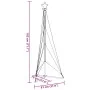 LED para árbol de Navidad 363 LEDs blanco cálido 182 cm de , Arboles de navidad - Ref: Foro24-3307643, Precio: 27,96 €, Descu...