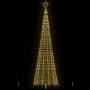 Árbol de Navidad LED con estacas 1534 LEDs blanco cálido 500 cm de , Arboles de navidad - Ref: Foro24-4016404, Precio: 121,44...