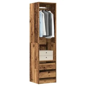 Armario de madera de ingeniería roble envejecido 50x50x200 cm de , Armarios roperos - Ref: Foro24-3318628, Precio: 141,46 €, ...