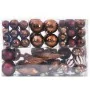 Bolas de Navidad 98 unidades marrón Ø3/4/6 cm de , Adornos festivos - Ref: Foro24-4100014, Precio: 19,00 €, Descuento: %