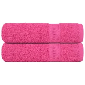 Toallas de Mano 2 piezas Rosa 50x100 cm 360 g/m² 100% Algodón de , Toallas - Ref: Foro24-137046, Precio: 15,43 €, Descuento: %