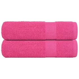 Toallas de Baño 2 uds rosa 100x150 cm 360 g/m² 100% Algodón de , Toallas - Ref: Foro24-137052, Precio: 29,87 €, Descuento: %
