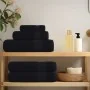 Juego de toallas 8 piezas 100% algodón negro 360 gsm de , Toallas de baño y manoplas - Ref: Foro24-137073, Precio: 45,47 €, D...