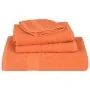 Juego de toallas 8 piezas 100% algodón naranja 360 gsm de , Toallas de baño y manoplas - Ref: Foro24-137071, Precio: 35,90 €,...