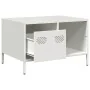 Mesa de centro acero laminado en frío blanco 68,5x50x43,5 cm de , Mesas de centro - Ref: Foro24-851285, Precio: 71,77 €, Desc...