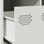 Mesa de centro acero laminado en frío blanco 68,5x50x43,5 cm de , Mesas de centro - Ref: Foro24-851285, Precio: 71,77 €, Desc...