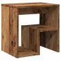 Mesita de noche madera de ingeniería envejecida 40x30x40 cm de , Mesitas de noche - Ref: Foro24-856526, Precio: 30,06 €, Desc...