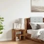 Mesita de noche madera de ingeniería envejecida 40x30x40 cm de , Mesitas de noche - Ref: Foro24-856526, Precio: 30,06 €, Desc...