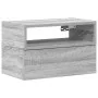 Mesita de noche de pared color gris sonoma 45x26x28,5 cm de , Mesitas de noche - Ref: Foro24-858606, Precio: 38,26 €, Descuen...