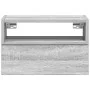 Mesita de noche de pared color gris sonoma 45x26x28,5 cm de , Mesitas de noche - Ref: Foro24-858606, Precio: 38,26 €, Descuen...