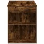 Escritorio con cajón estante madera contrachapada roble ahumado de , Mesas de cocina y de comedor - Ref: Foro24-858690, Preci...