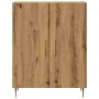 Aparador de madera de ingeniería roble artisan 69,5x34x90 cm by , Sideboards - Ref: Foro24-857176, Price: 81,47 €, Discount: %