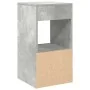 Mesillas de noche con cajón 2 uds gris hormigón 35x34x66,5 cm de , Mesitas de noche - Ref: Foro24-858720, Precio: 71,32 €, De...