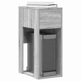 Torre de ordenador con cajón gris sonoma 30x44x74 cm de , Escritorios - Ref: Foro24-858736, Precio: 54,04 €, Descuento: %