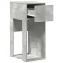 Torre de ordenador con cajón gris cemento 30x44x74 cm de , Escritorios - Ref: Foro24-858734, Precio: 49,43 €, Descuento: %