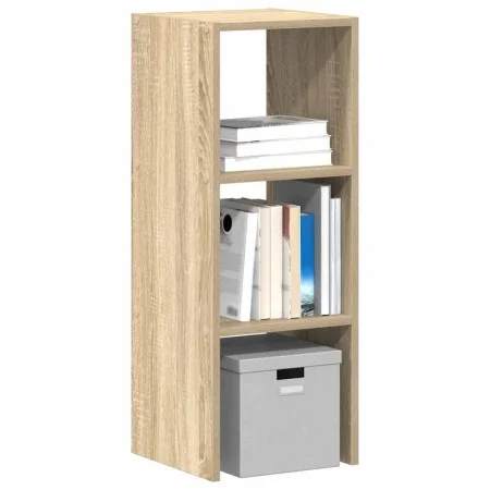 Librería apilable madera contrachapada roble sonoma 30x30x80 cm de , Taquillas y armarios de almacenamiento - Ref: Foro24-858...