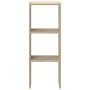 Librería apilable madera contrachapada roble sonoma 30x30x80 cm de , Taquillas y armarios de almacenamiento - Ref: Foro24-858...