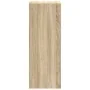 Librería apilable madera contrachapada roble sonoma 30x30x80 cm de , Taquillas y armarios de almacenamiento - Ref: Foro24-858...