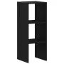 Librería apilable madera contrachapada roble negro 30x30x80 cm de , Taquillas y armarios de almacenamiento - Ref: Foro24-8588...