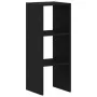 Librería apilable madera contrachapada roble negro 30x30x80 cm de , Taquillas y armarios de almacenamiento - Ref: Foro24-8588...