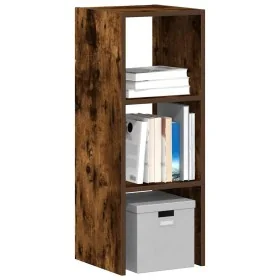 Librería apilable madera contrachapada roble ahumado 30x30x80cm by , Lockers and storage cabinets - Ref: Foro24-858811, Price...