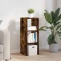 Librería apilable madera contrachapada roble ahumado 30x30x80cm de , Taquillas y armarios de almacenamiento - Ref: Foro24-858...