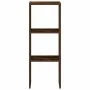 Librería apilable madera contrachapada roble ahumado 30x30x80cm de , Taquillas y armarios de almacenamiento - Ref: Foro24-858...