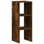 Librería apilable madera contrachapada roble ahumado 30x30x80cm de , Taquillas y armarios de almacenamiento - Ref: Foro24-858...