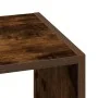Librería apilable madera contrachapada roble ahumado 30x30x80cm de , Taquillas y armarios de almacenamiento - Ref: Foro24-858...
