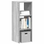 Librería apilable madera contrachapada sonoma gris 30x30x80 cm de , Taquillas y armarios de almacenamiento - Ref: Foro24-8588...