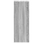 Librería apilable madera contrachapada sonoma gris 30x30x80 cm de , Taquillas y armarios de almacenamiento - Ref: Foro24-8588...