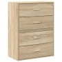 Armarios con 2 cajones 2 uds roble sonoma 60x31x40 cm de , Cajoneras - Ref: Foro24-858826, Precio: 88,67 €, Descuento: %