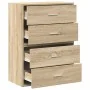 Armarios con 2 cajones 2 uds roble sonoma 60x31x40 cm de , Cajoneras - Ref: Foro24-858826, Precio: 88,67 €, Descuento: %