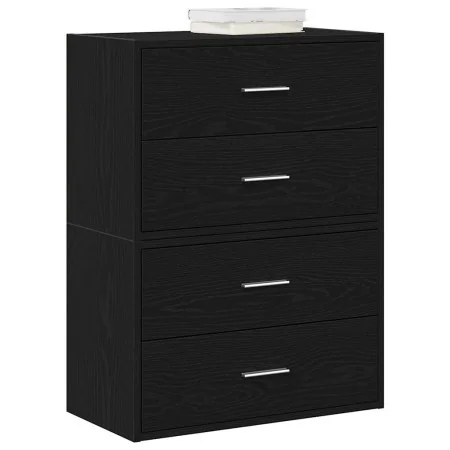Armarios con 2 cajones 2 uds roble negro 60x31x40 cm by , Drawers - Ref: Foro24-858824, Price: 95,53 €, Discount: %