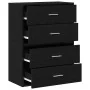Armarios con 2 cajones 2 uds roble negro 60x31x40 cm by , Drawers - Ref: Foro24-858824, Price: 95,53 €, Discount: %