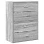 Armarios con 2 cajones 2 uds gris sonoma 60x31x40 cm de , Cajoneras - Ref: Foro24-858832, Precio: 90,31 €, Descuento: %