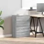 Armarios con 2 cajones 2 uds gris sonoma 60x31x40 cm de , Cajoneras - Ref: Foro24-858832, Precio: 90,31 €, Descuento: %