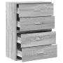 Armarios con 2 cajones 2 uds gris sonoma 60x31x40 cm de , Cajoneras - Ref: Foro24-858832, Precio: 90,31 €, Descuento: %