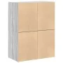 Armarios con 2 cajones 2 uds gris sonoma 60x31x40 cm de , Cajoneras - Ref: Foro24-858832, Precio: 90,31 €, Descuento: %